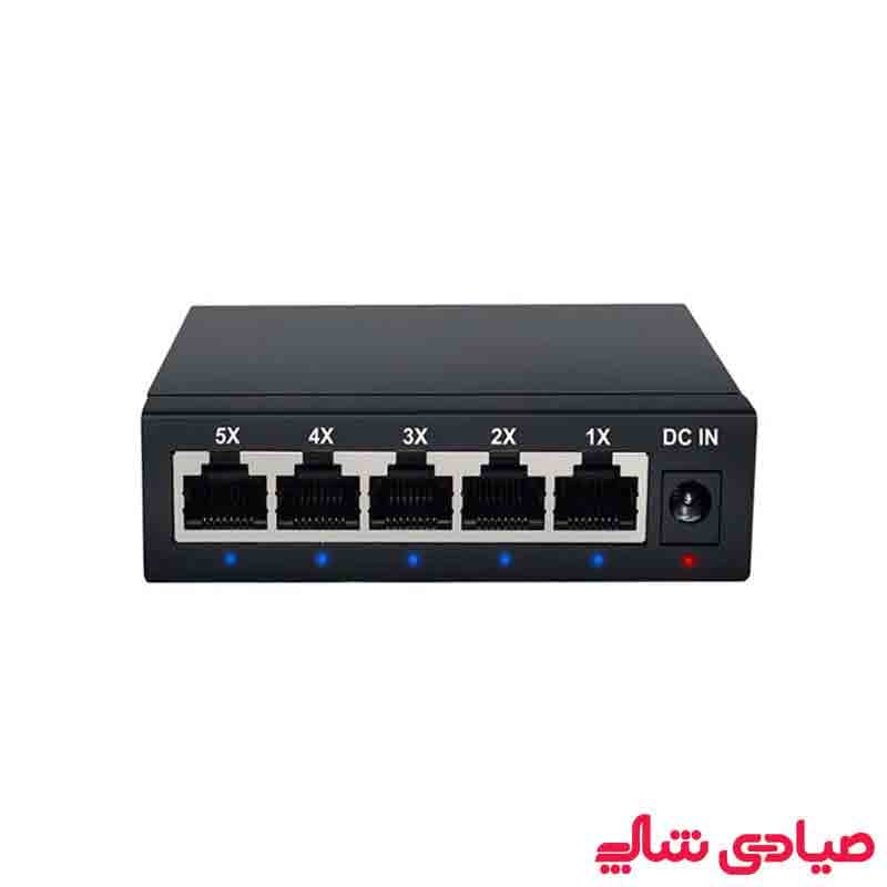 سوییچ شبکه 5 پورت گیگابیتی سیماران مدل SM-LC5NP