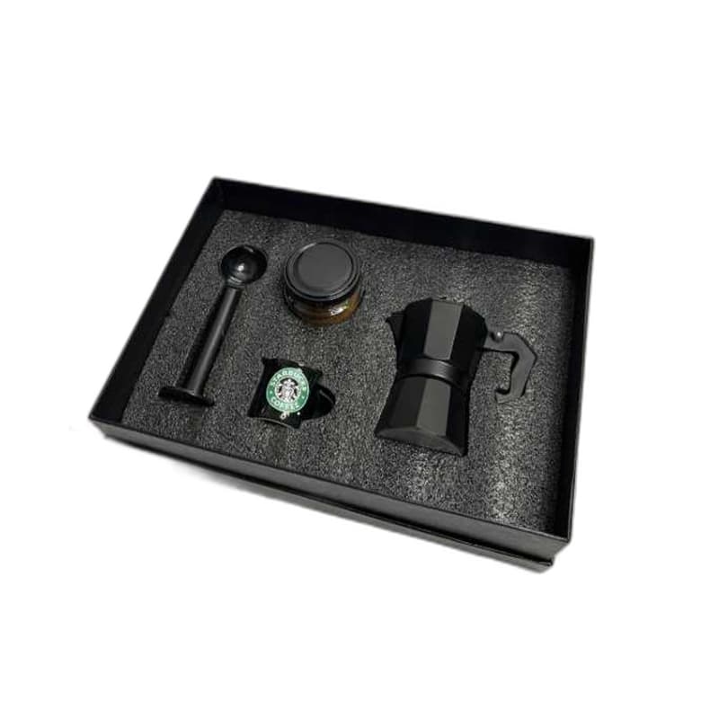 باکس هدیه قهوه با موکاپات مدل LGB-040