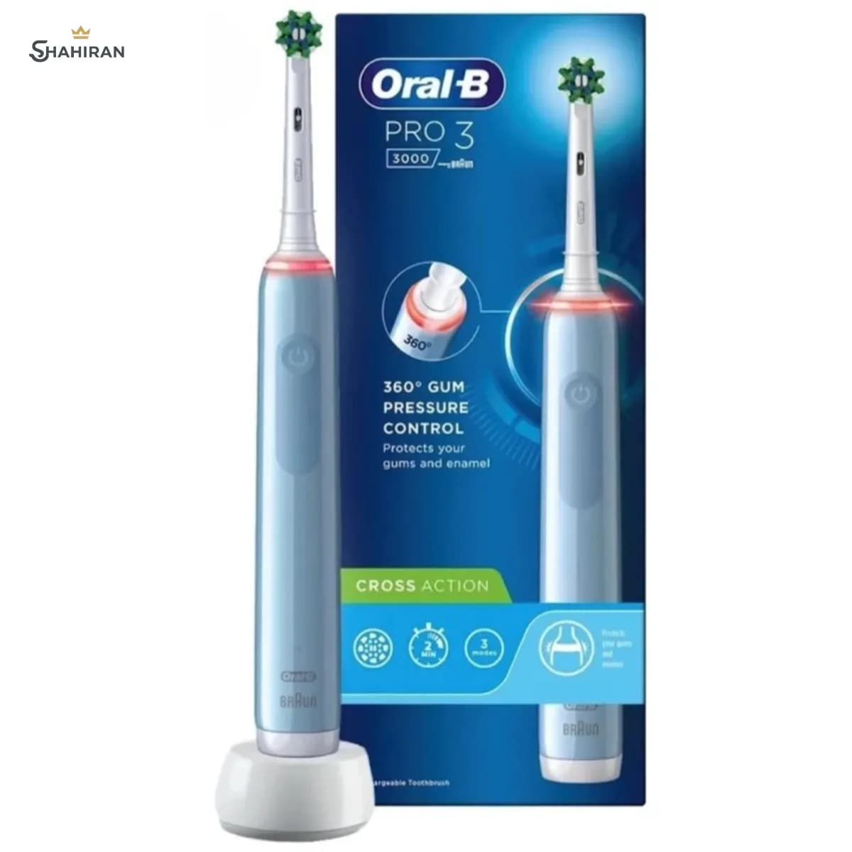 مسواک برقی اورال-بی مدل PRO 3 3000 PURE — تصویر ۲