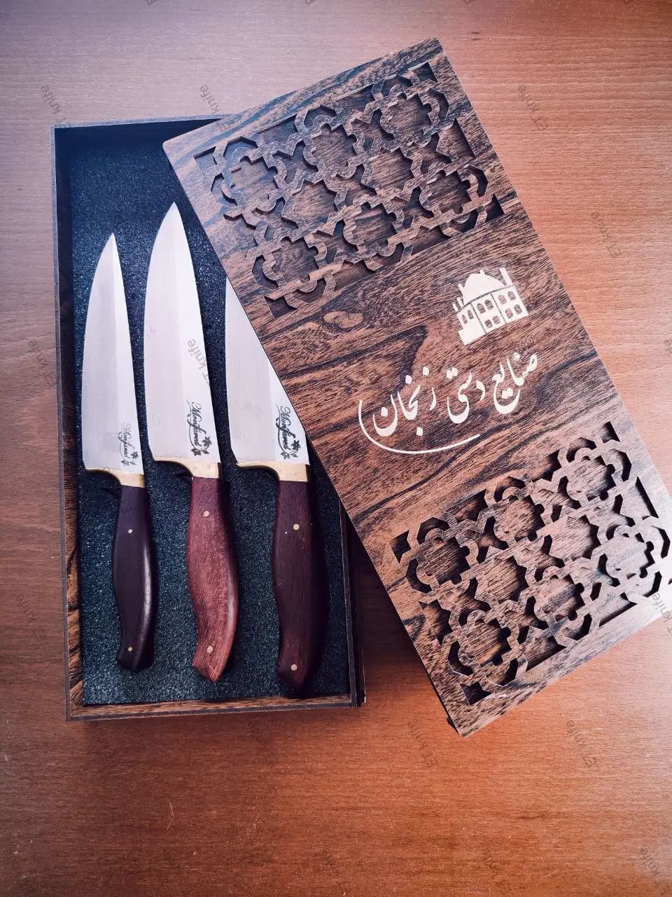 جعبه کادویی چوبی 3 تایی
