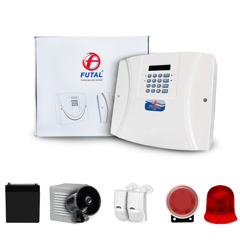 پکیج دزدگیر فوتال مدل Futal F-450 PRO با 2 سنسور 806 + سیرن و باتری
