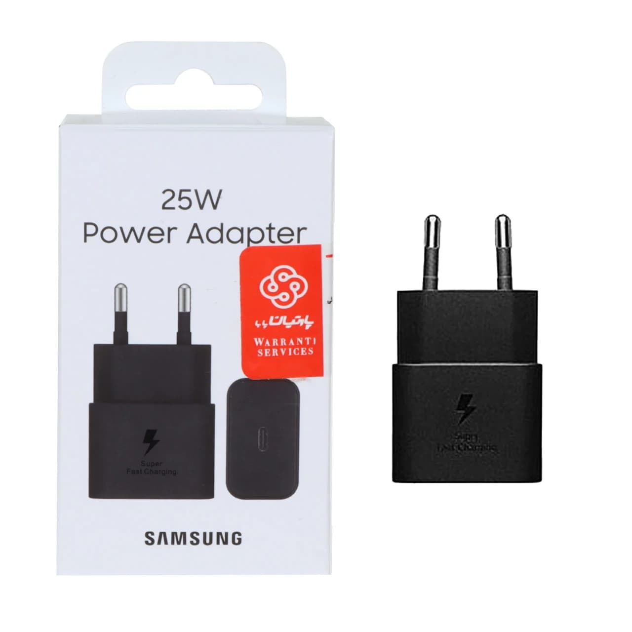 شارژر دیواری دو پین SAMSUNG 25W T2510 ( فست و PD) مجهز به فناوری GAN-NFC