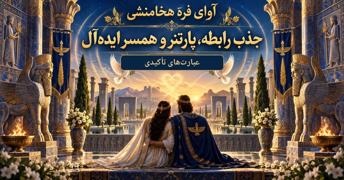 جذب همسر ایده آل و عشق | آوای فرّه هخامنشی برای رابطه سالم
