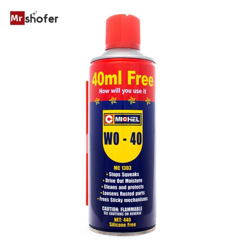 اسپری روان‌کننده پیچ و مهره WD-40 وزن 440 گرم