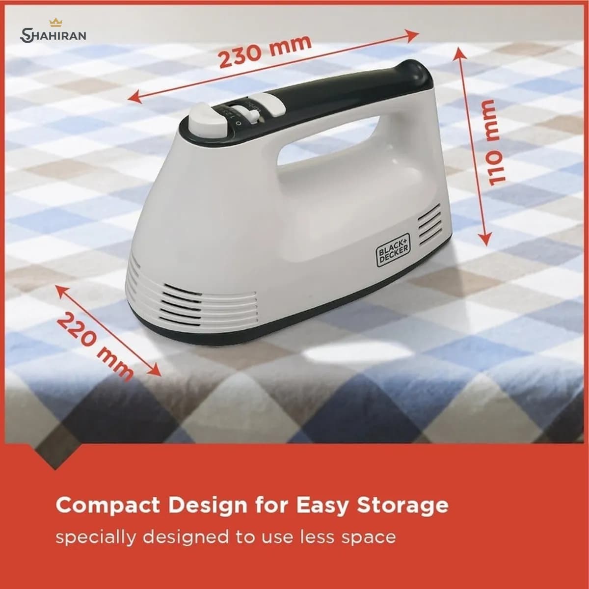 همزن بلک اند دکر مدل BLACK+DECKER M350 — تصویر ۷