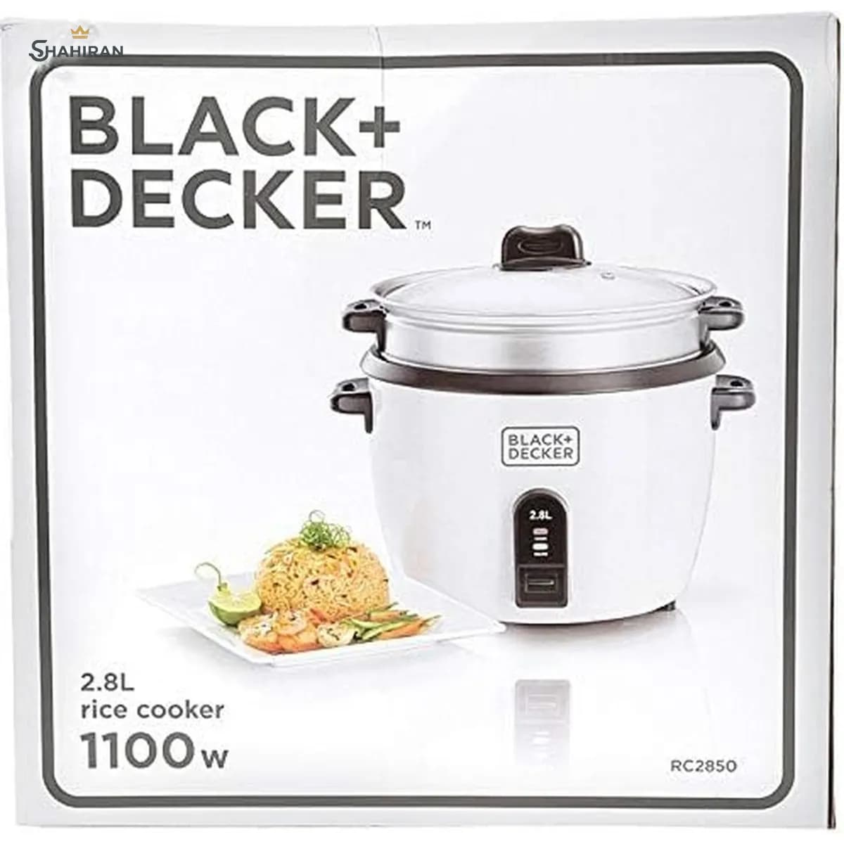 پلوپز 2.8 لیتر بلک اند دکر مدل BLACK+DECKER RC2850 — تصویر ۸