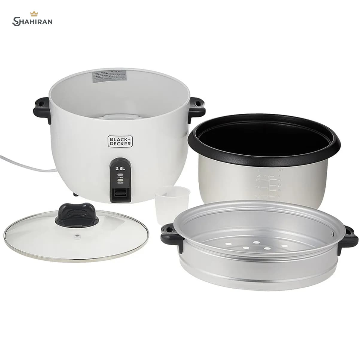 پلوپز 2.8 لیتر بلک اند دکر مدل BLACK+DECKER RC2850 — تصویر ۳