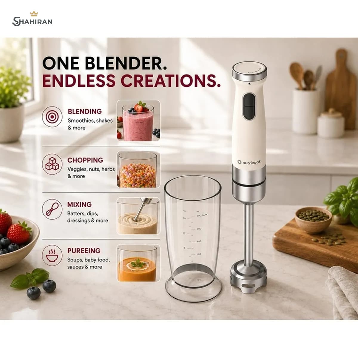 گوشتکوب برقی نوتریکوک مدل NUTRICOOK NC-HB150 — تصویر ۳