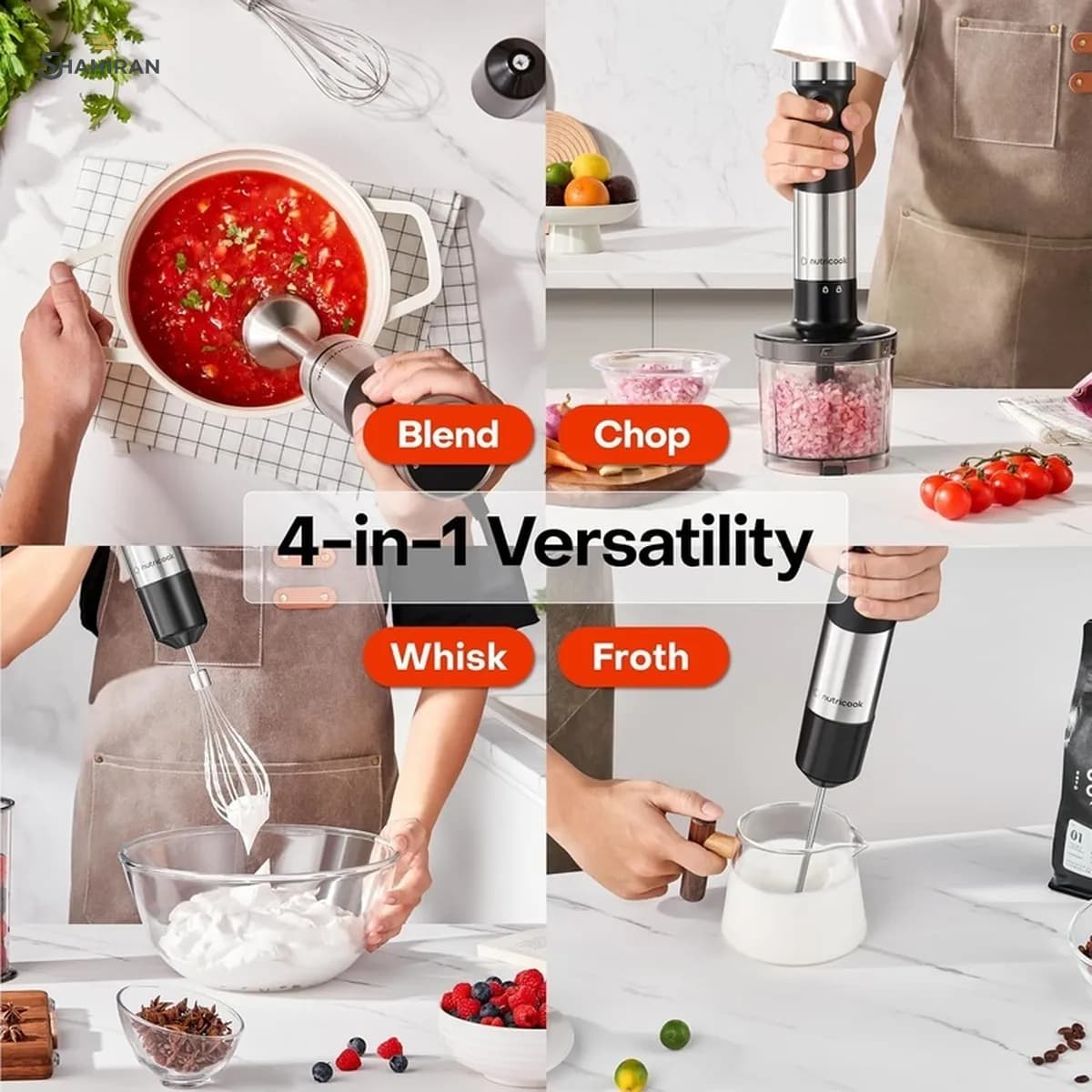 گوشت‌کوب برقی 4 کاره نوتریکوک مدل NUTRICOOK NC-HB100 — تصویر ۵
