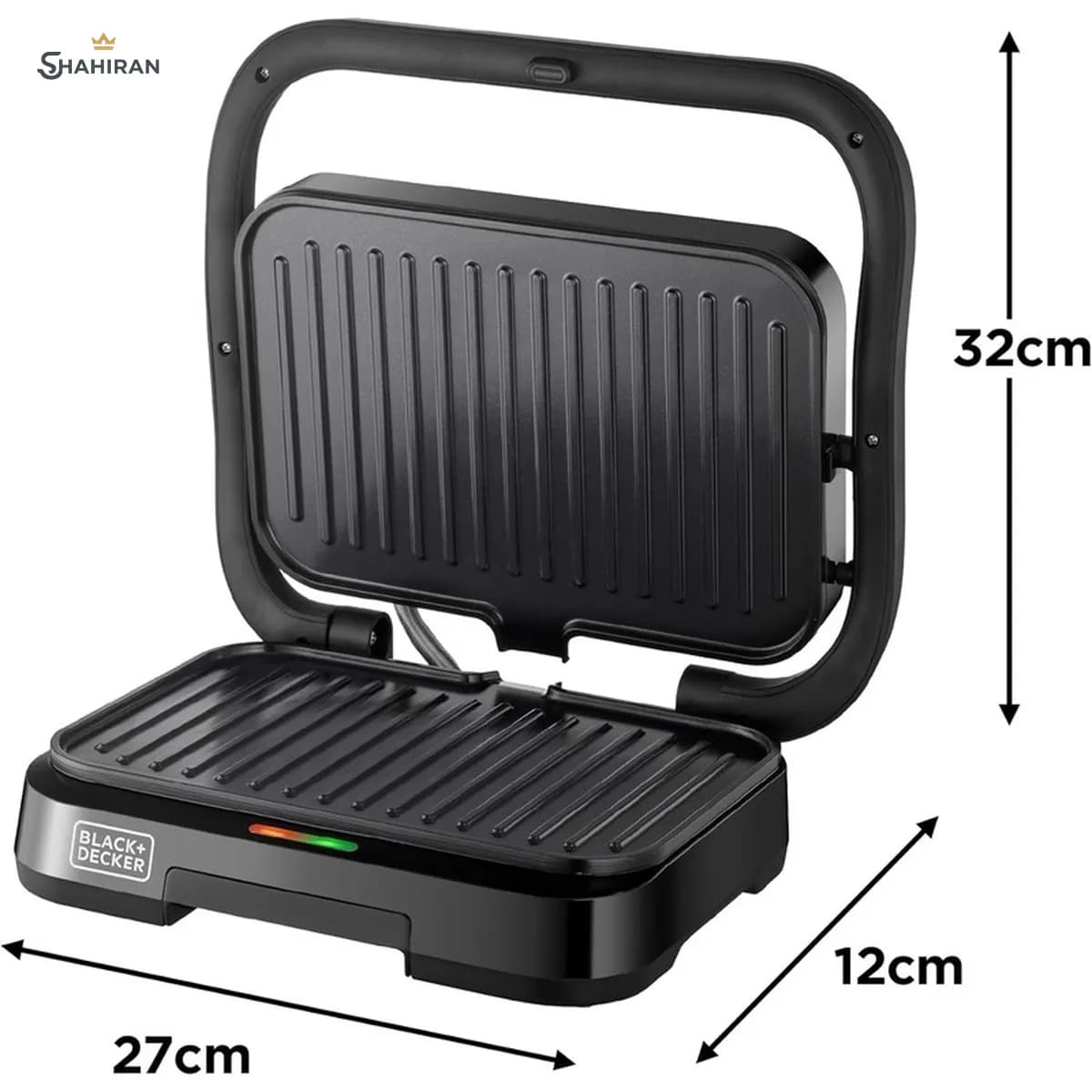گریل و پنینی‌ساز بلک اند دکر مدل BLACK+DECKER PCG1300 — تصویر ۳