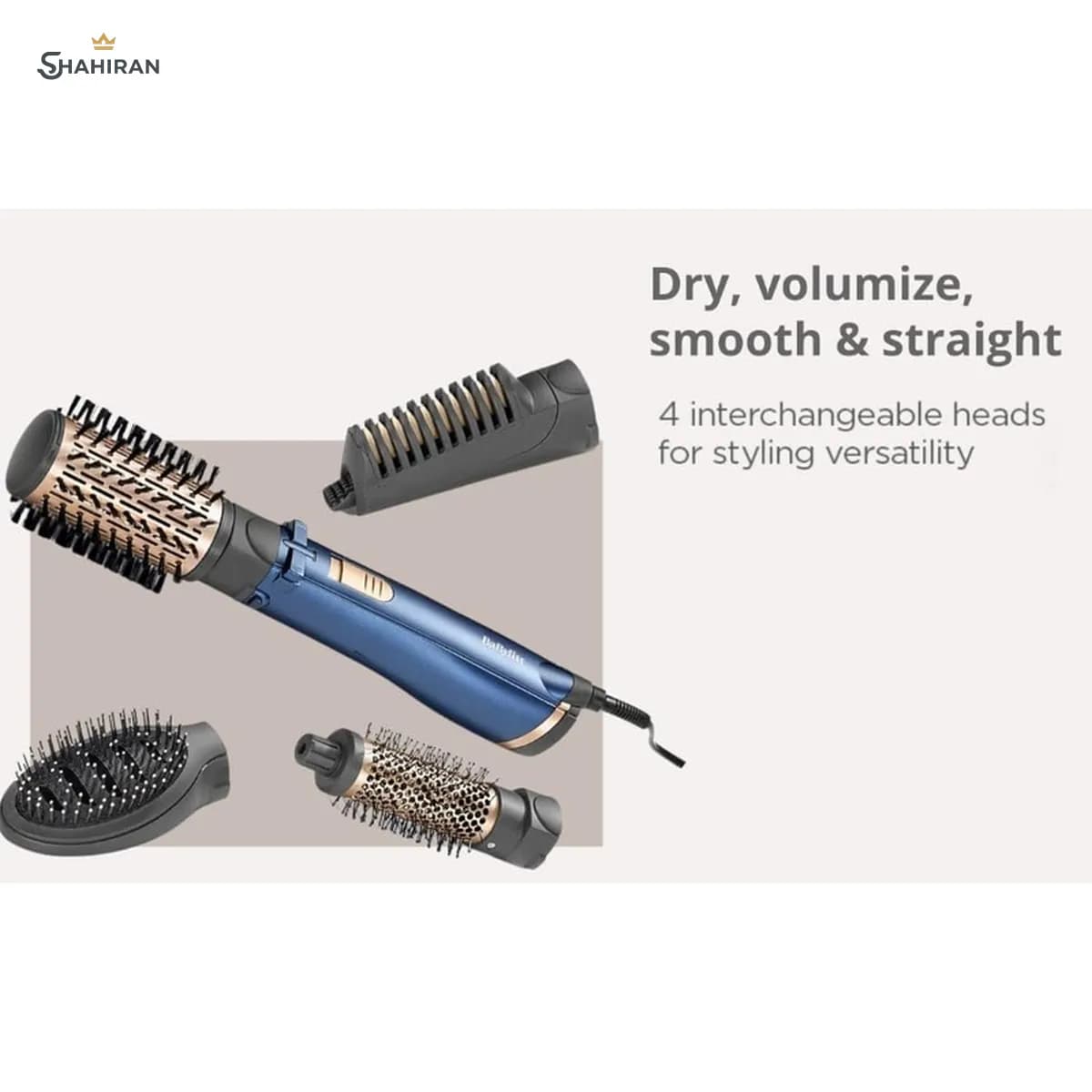 سشوار برسدار چرخشی بابیلیس مدل BABYLISS AS965 — تصویر ۷
