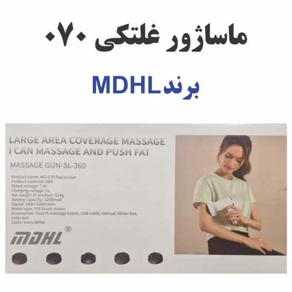 گان ماساژ غلتکی MDHL — تصویر ۳
