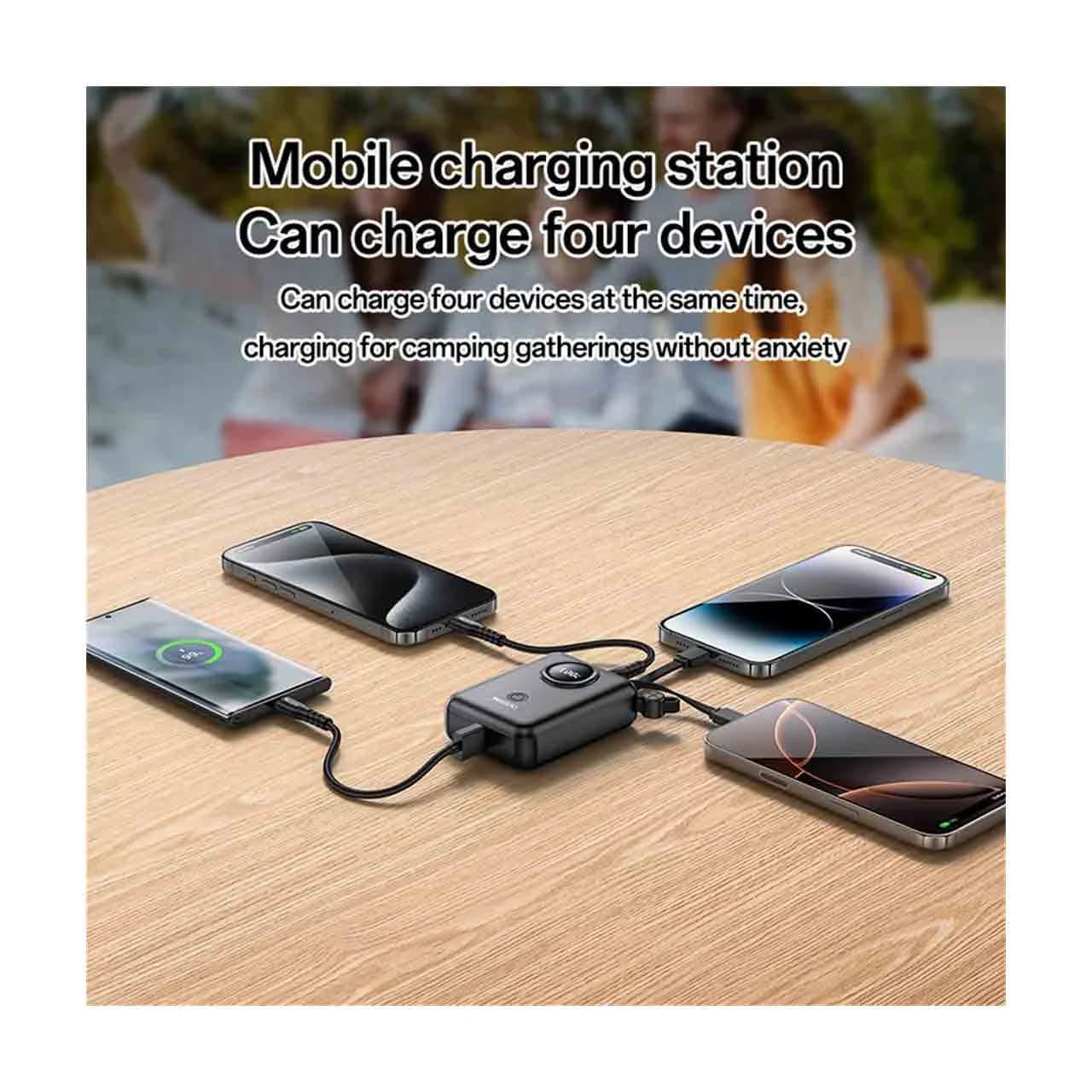 پاوربانک یسیدو YP64 ظرفیت 10000mAh با شارژ سریع 22.5W — تصویر ۳