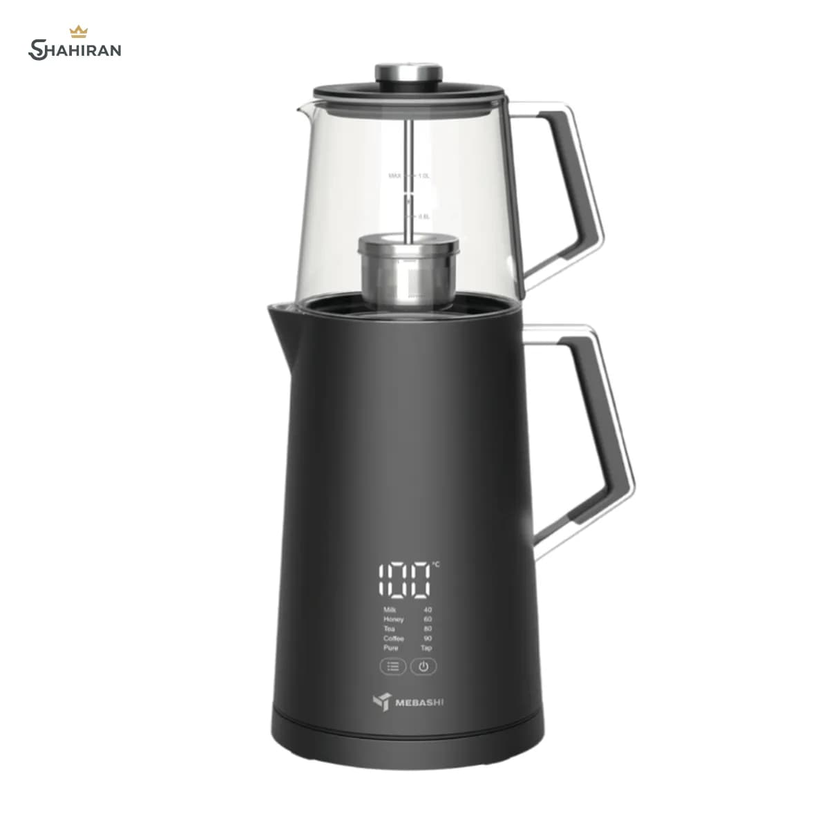 چای‌ساز 1.7 لیتر مباشی مدل MEBASHI ME-TM304