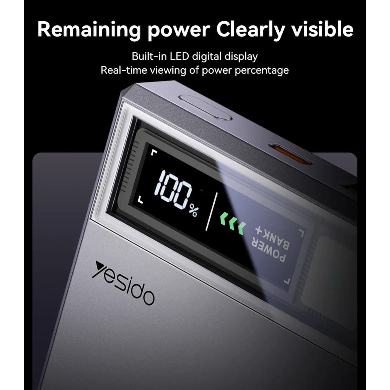پاوربانک وایرلس یسیدو YP61 ظرفیت 10000mAh با شارژ سریع 20W و مگ‌سیف — تصویر ۴