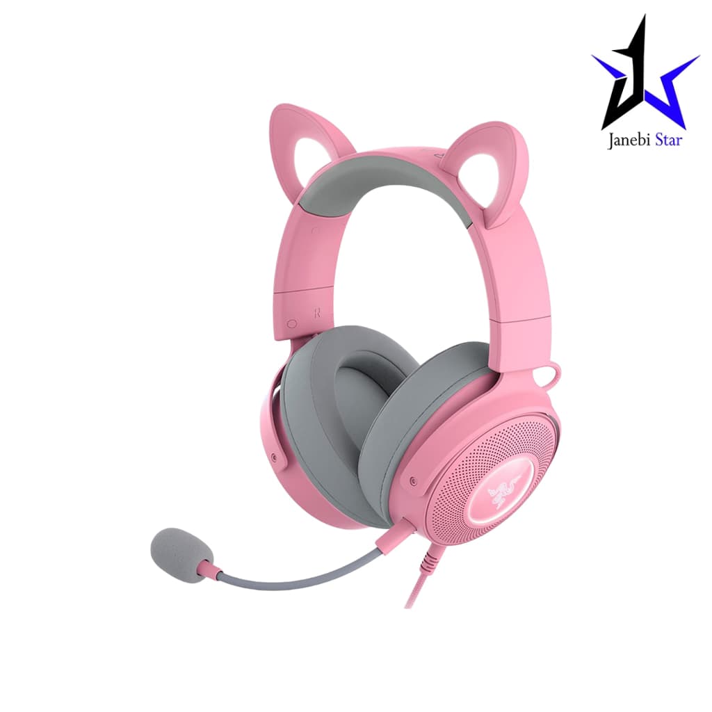 هدست ریزر مدل Kraken Kitty V2 Pro – Quartz