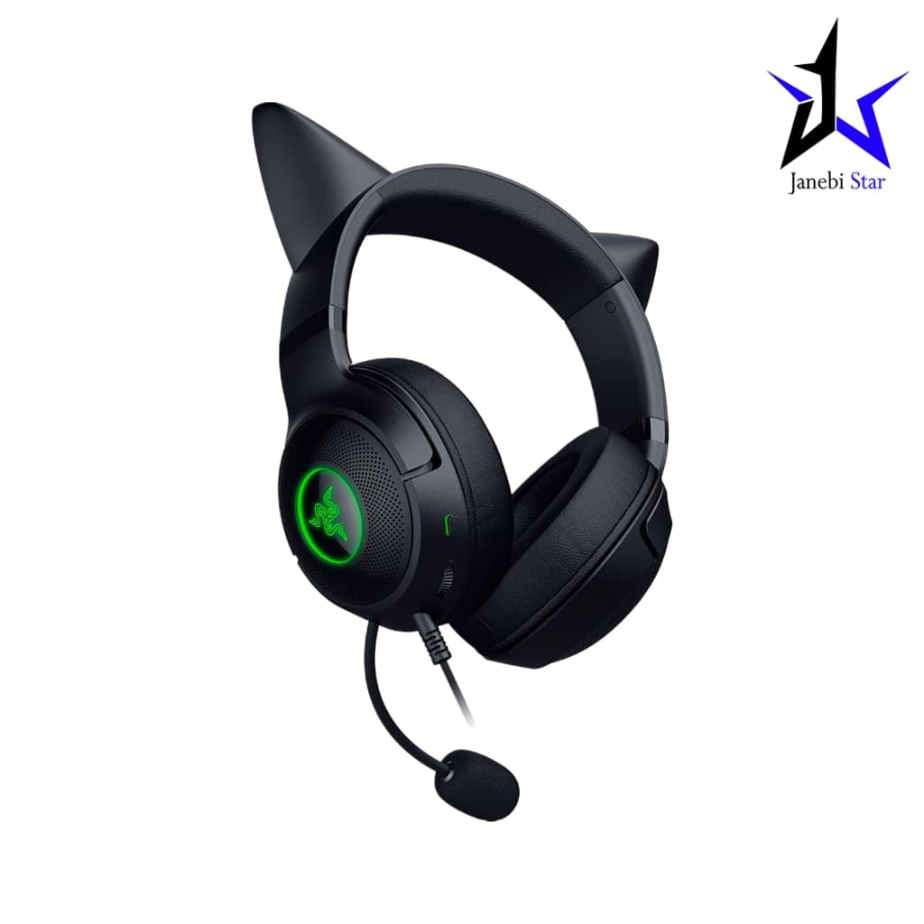 هدفون ریزر مدل کراکن کیتی V2 مشکی — تصویر ۶