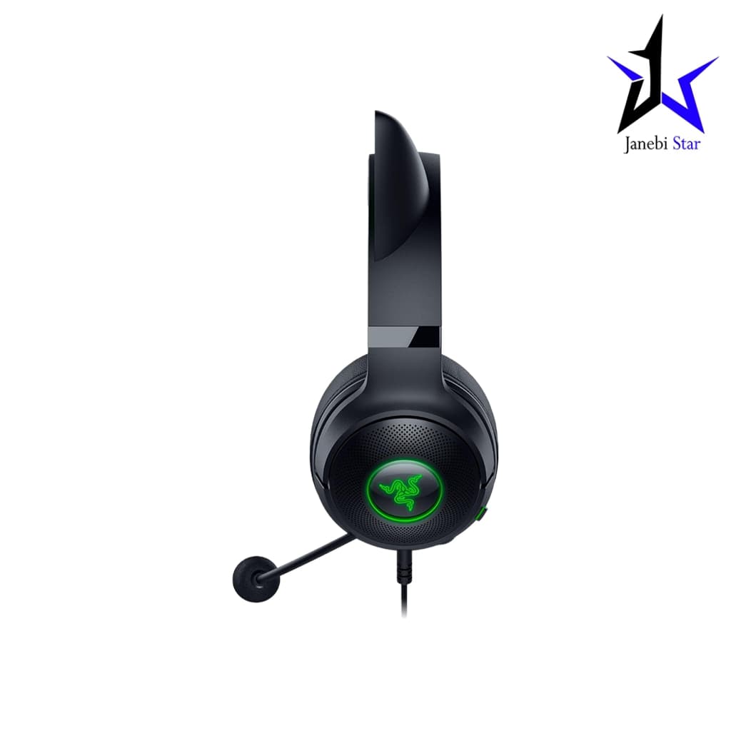 هدفون ریزر مدل کراکن کیتی V2 مشکی — تصویر ۴