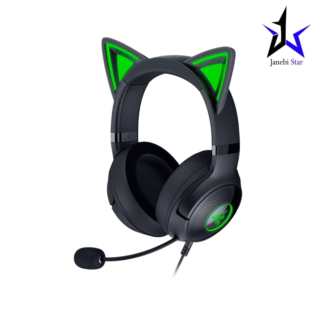 هدفون ریزر مدل کراکن کیتی V2 مشکی