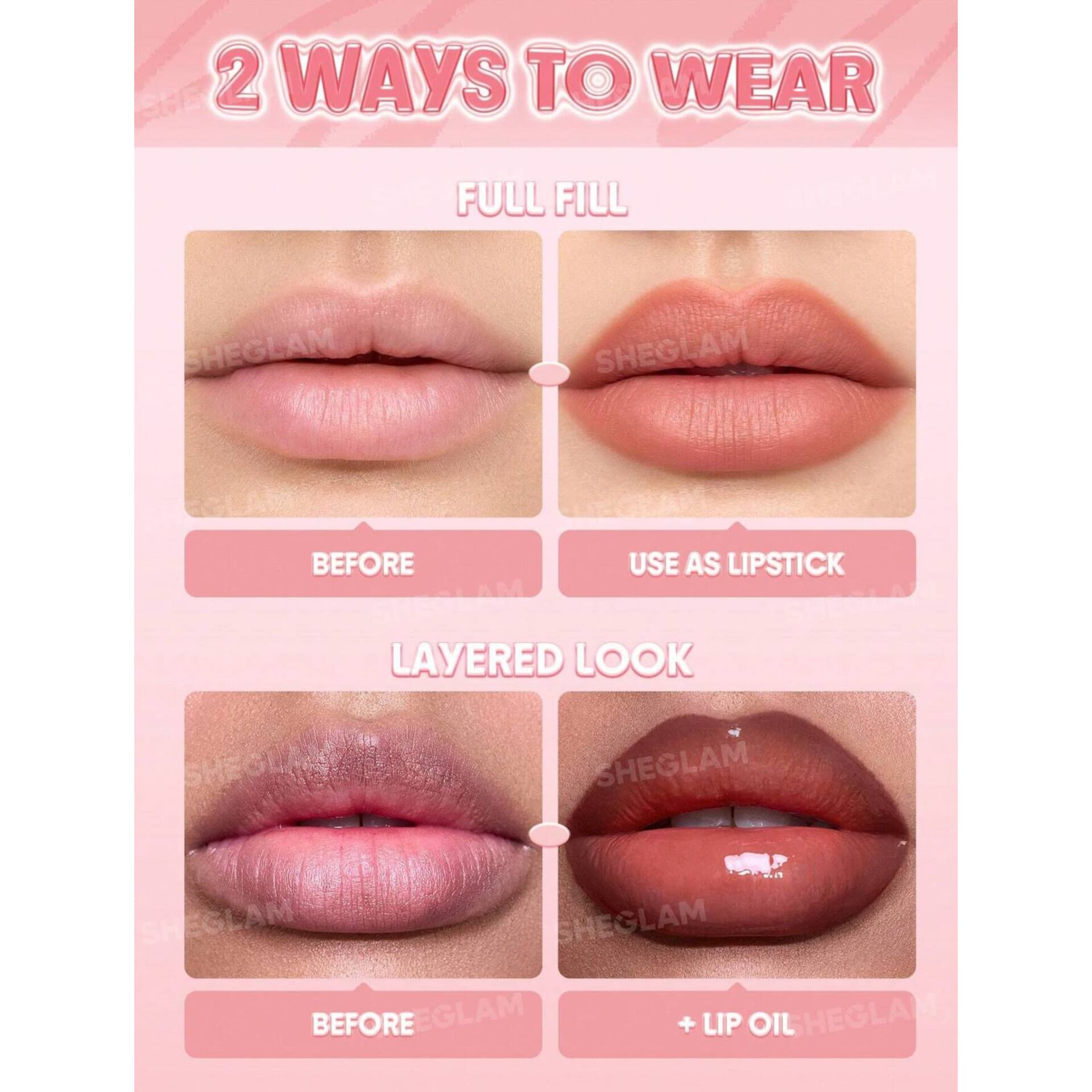خط لب cloud line blure lip liner شیگلم — تصویر ۴