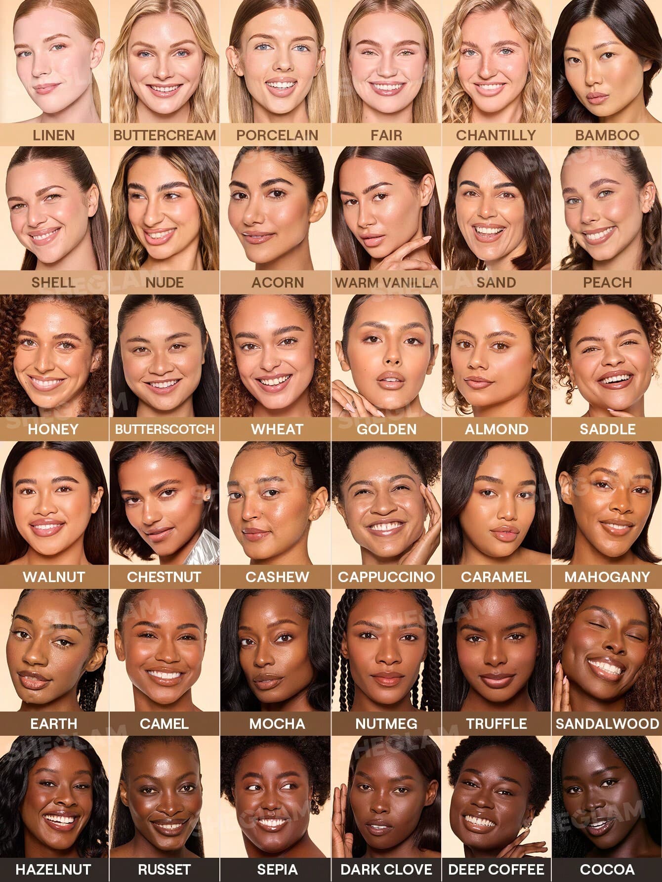 تینت پوست کرمپودری مدل DEW & Done با Spf20 شیگلم — تصویر ۱۱