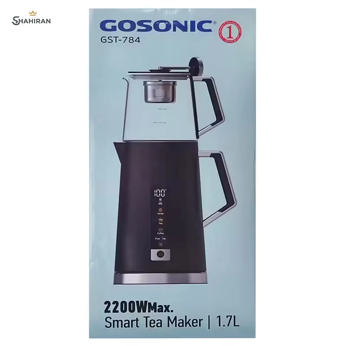 چای‌ ساز 1.7 لیتر گوسونیک مدل GST-784 — تصویر ۳