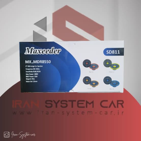 میدرنج مکسیدر Maxeeder MX-MDR8550(SD811) — تصویر ۳