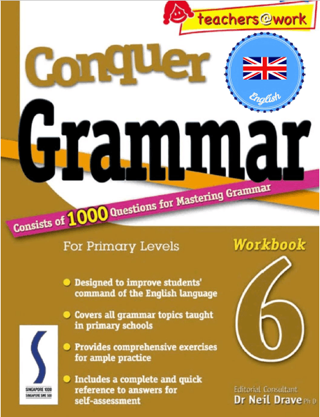 کتاب Conquer Grammar 6 (تسلط بر گرامر 6) نسخه انگلیسی PDF