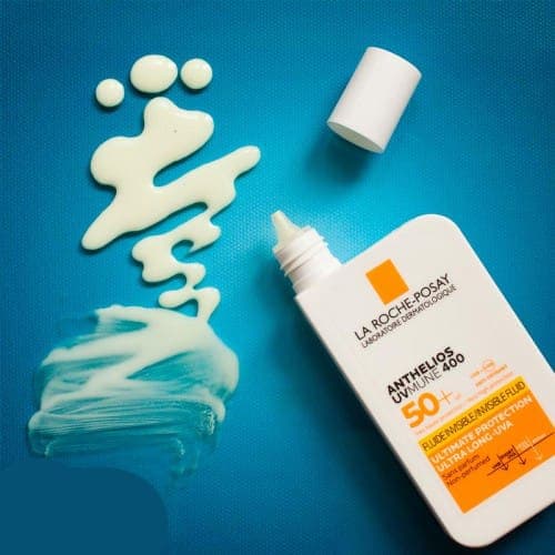 ضدآفتاب فلوییدی بی رنگ آنتلیوس SPF50 لاروش پوزای — تصویر ۴