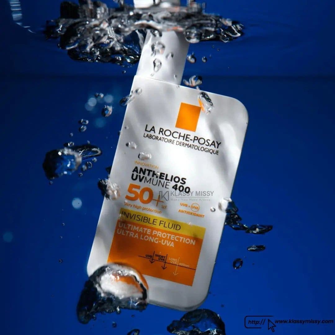 ضدآفتاب فلوییدی بی رنگ آنتلیوس SPF50 لاروش پوزای — تصویر ۲