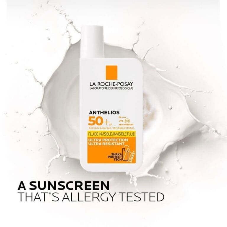 ضدآفتاب فلوییدی بی رنگ آنتلیوس SPF50 لاروش پوزای — تصویر ۳