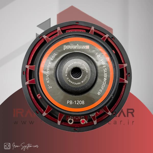 ساب ووفر پاور بیس مدل Power Bass PB-1208 — تصویر ۳