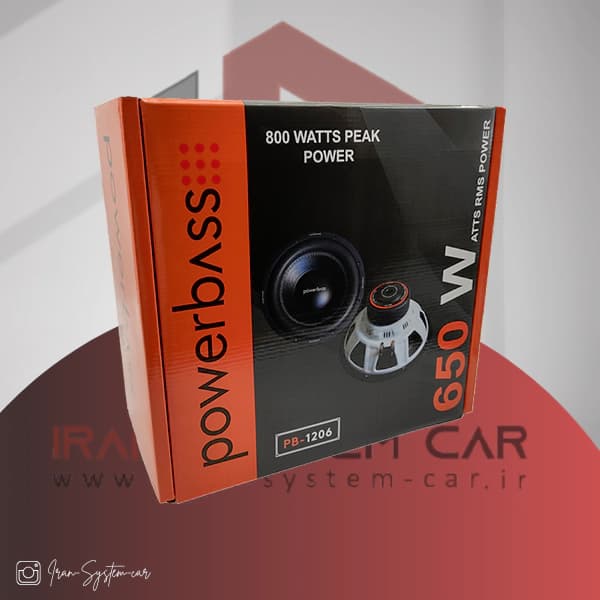 ساب ووفر پاور بیس مدل Power Bass PB-1206 — تصویر ۳
