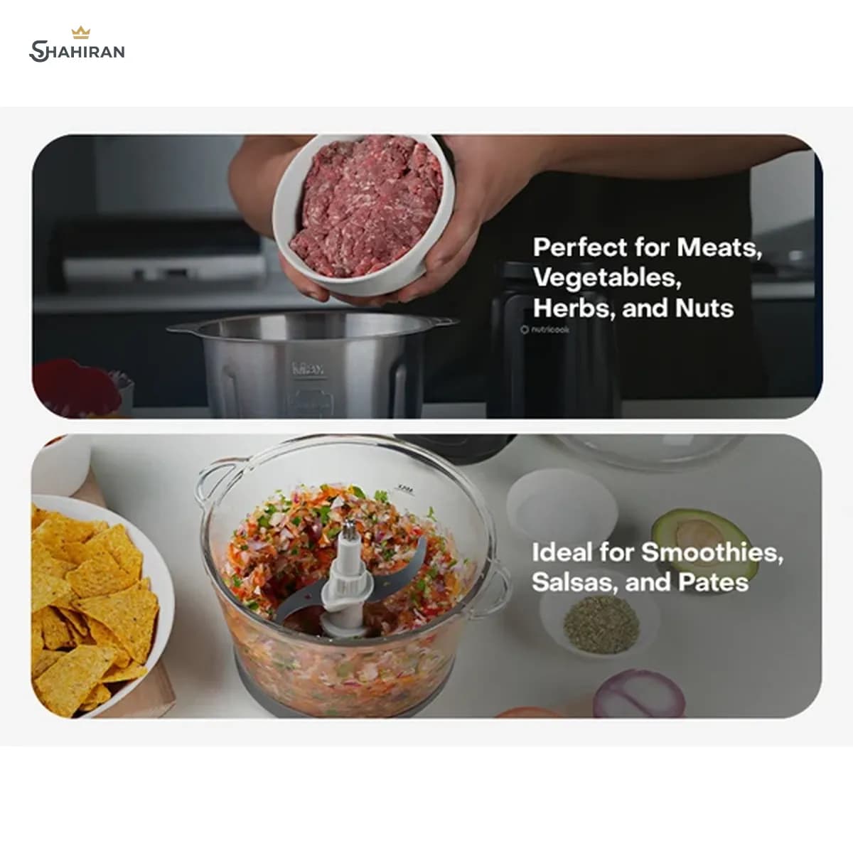 خردکن نوتریکوک مدل NUTRICOOK CHOPPI XXL NC-CH2000 — تصویر ۷