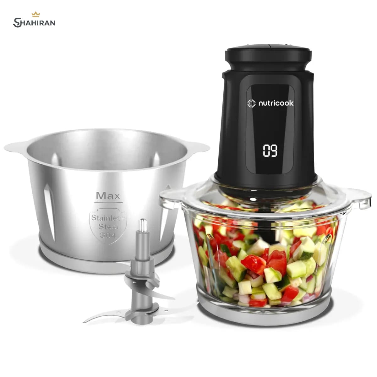 خردکن نوتریکوک مدل NUTRICOOK CHOPPI XXL NC-CH2000 — تصویر ۲