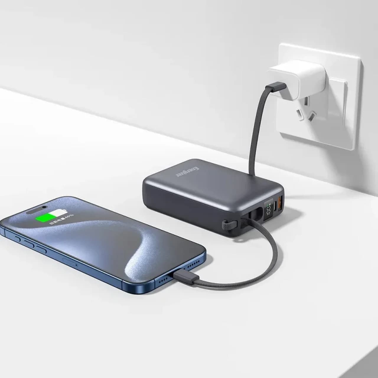 پاوربانک PD و فست شارژ انرجایزر Energizer 20000mAh مدل UE20085PQ — تصویر ۵