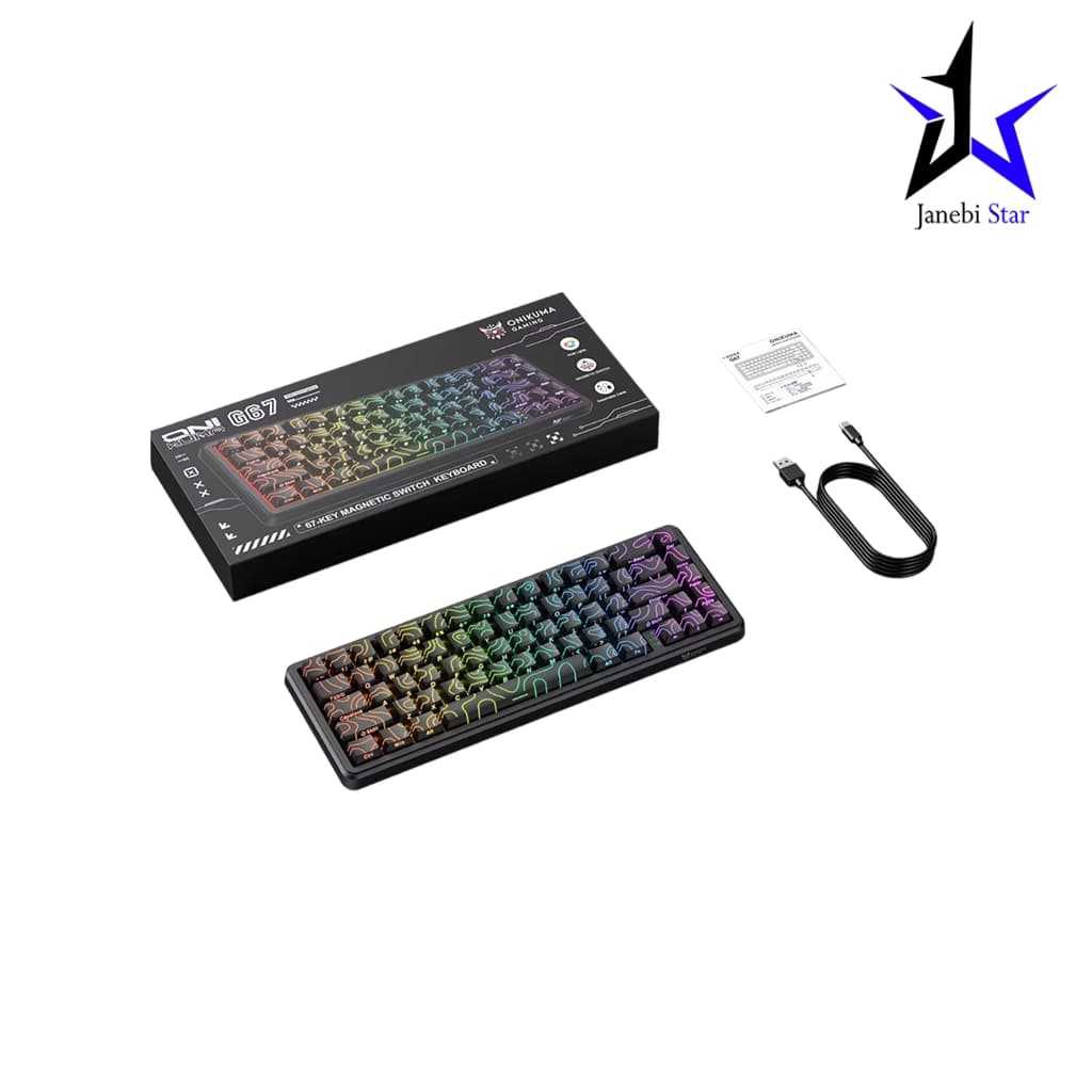 کیبورد اونیکوما مدل G67 Black — تصویر ۶