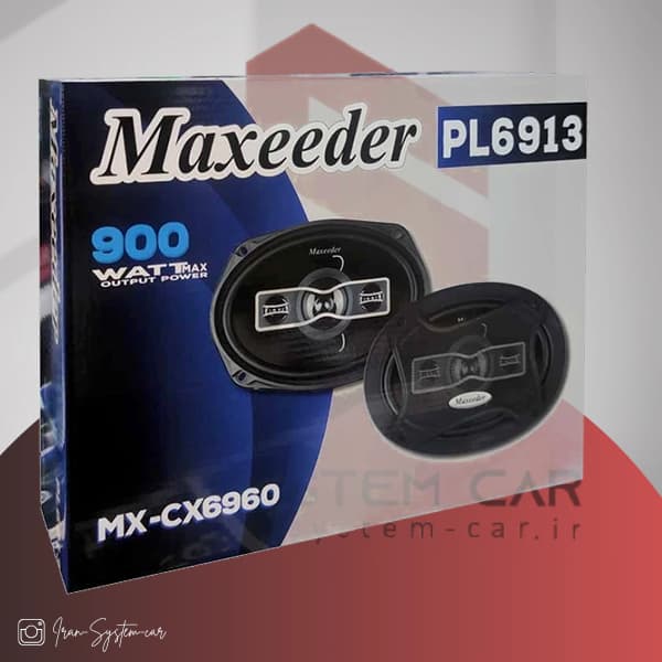 بلندگو بیضی مکسیدر Maxeeder PL6913 — تصویر ۳