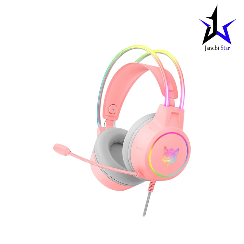 هدست گیمینگ با سیم اونیکوما مدل ONIKUMA X15 Pro Rise Pink — تصویر ۲