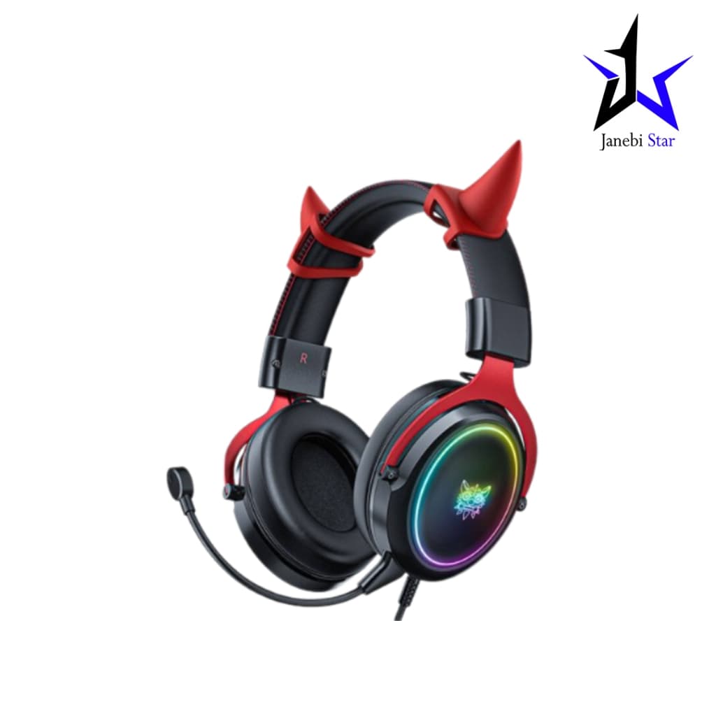 هدست گیمینگ با سیم اونیکوما مدل ONIKUMA X10 RGB Black/Red