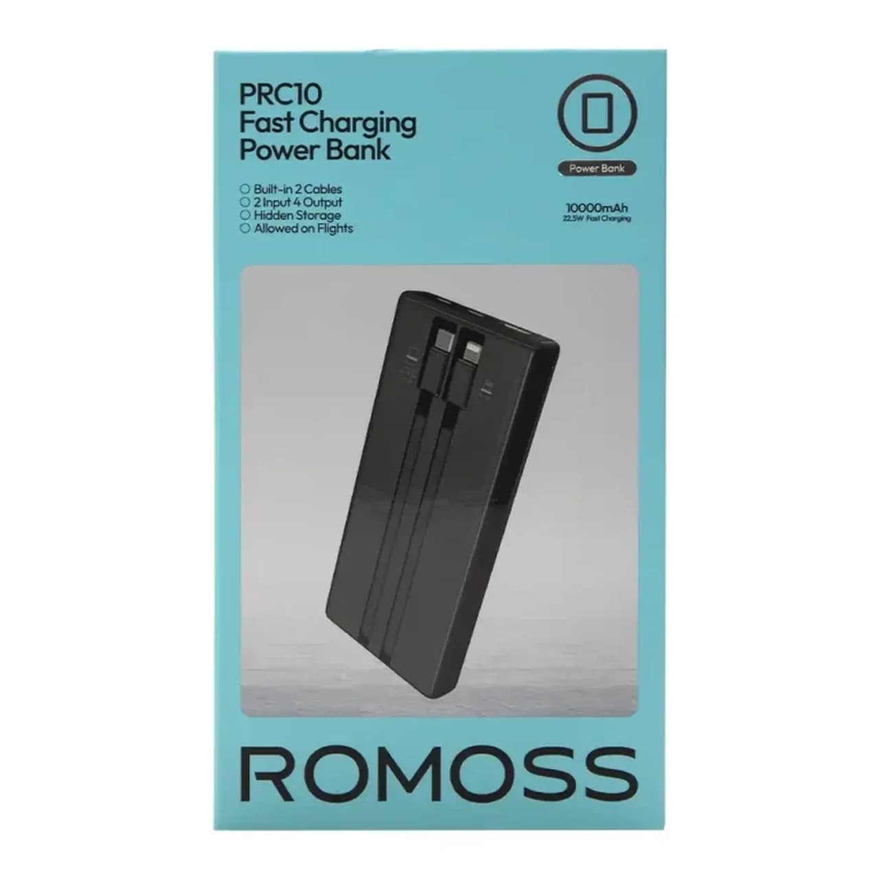 پاوربانک PD و فست شارژ Romoss 10000mAh مدل PRC10-171 — تصویر ۷