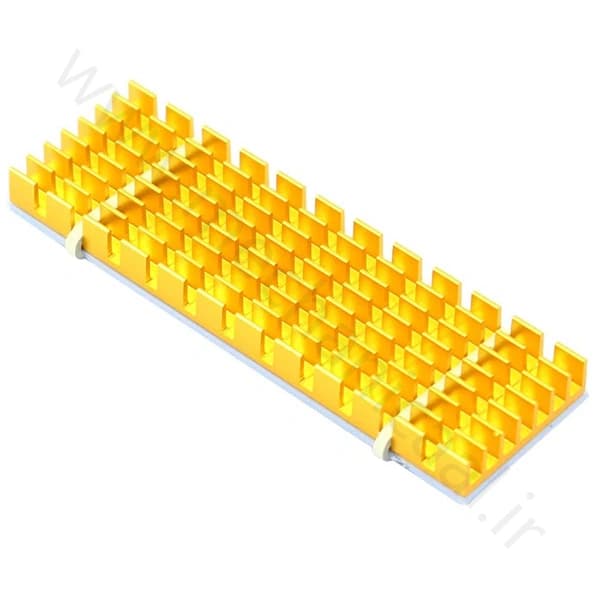 هیت سینک آلومینیومی طلایی — تصویر ۵
