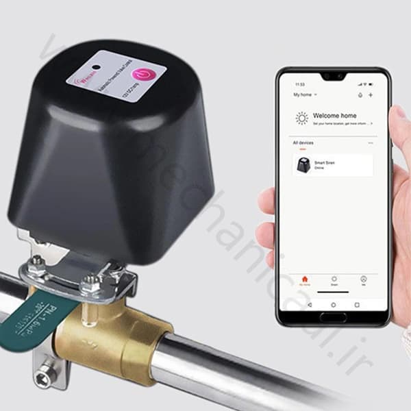 شیر فلکه برقی هوشمند با قابلیت کنترل از طریق Wifi — تصویر ۴