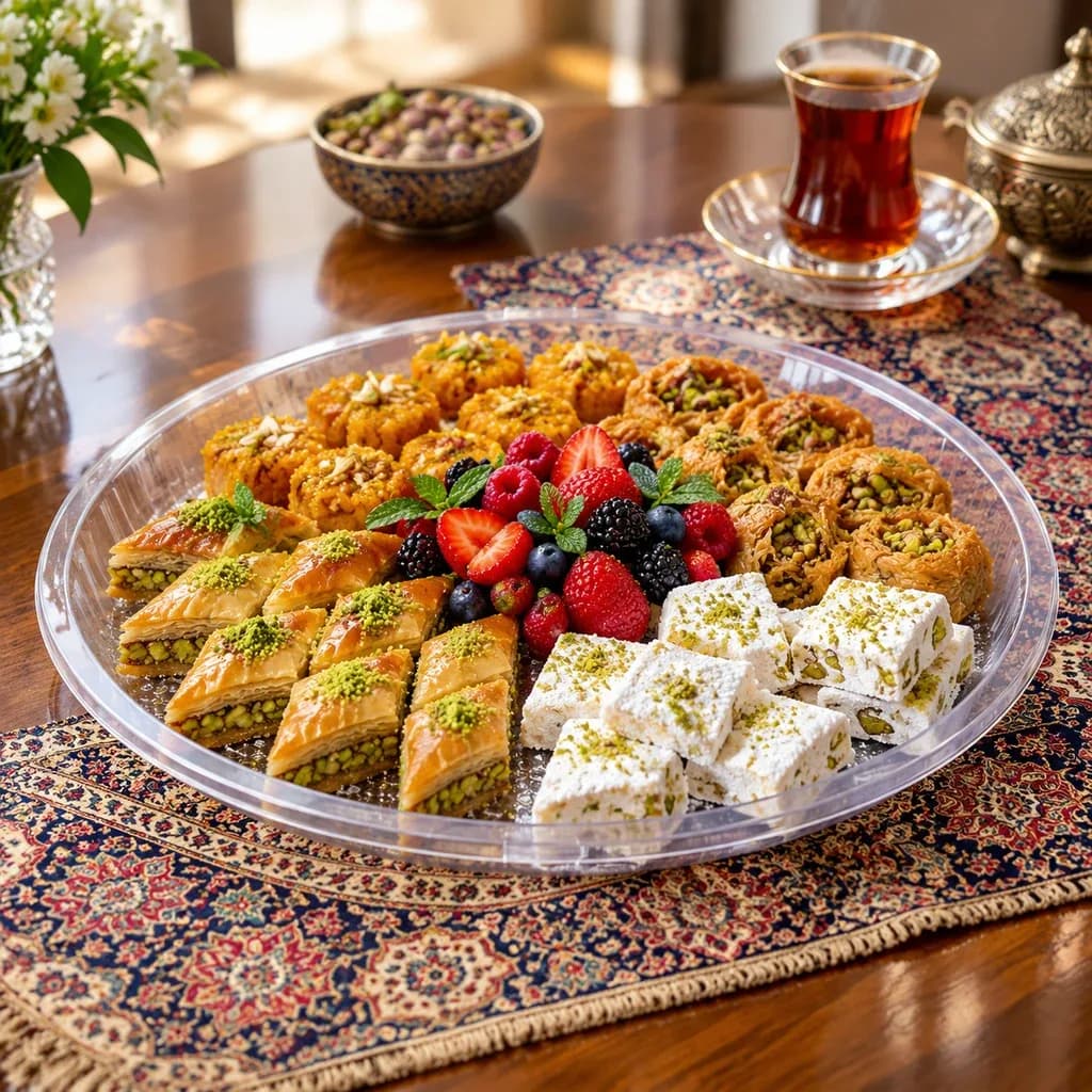 سینی درنیکا گرد متوسط