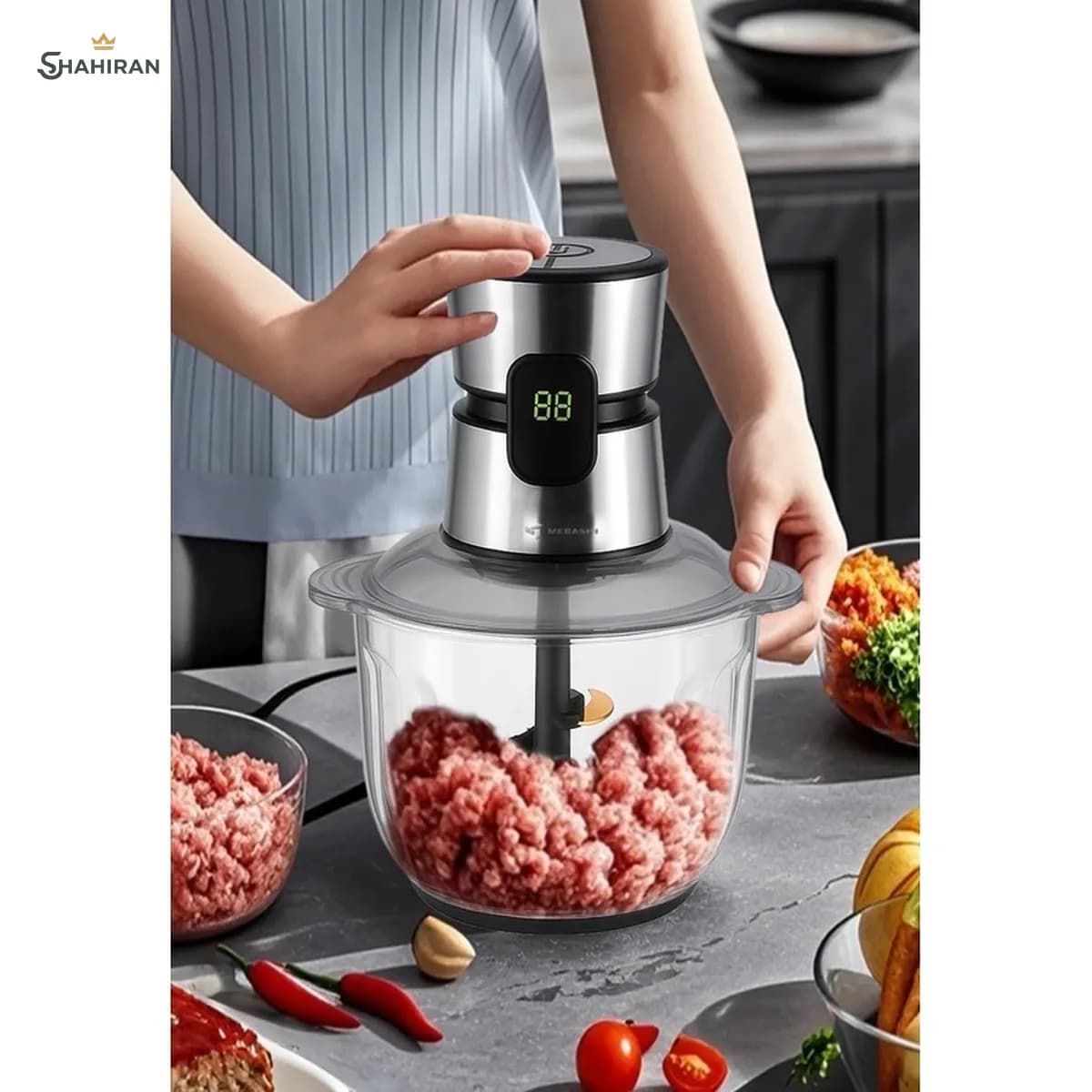 خردکن 5 لیتر مباشی مدل MEBASHI ME-CH4008 — تصویر ۷