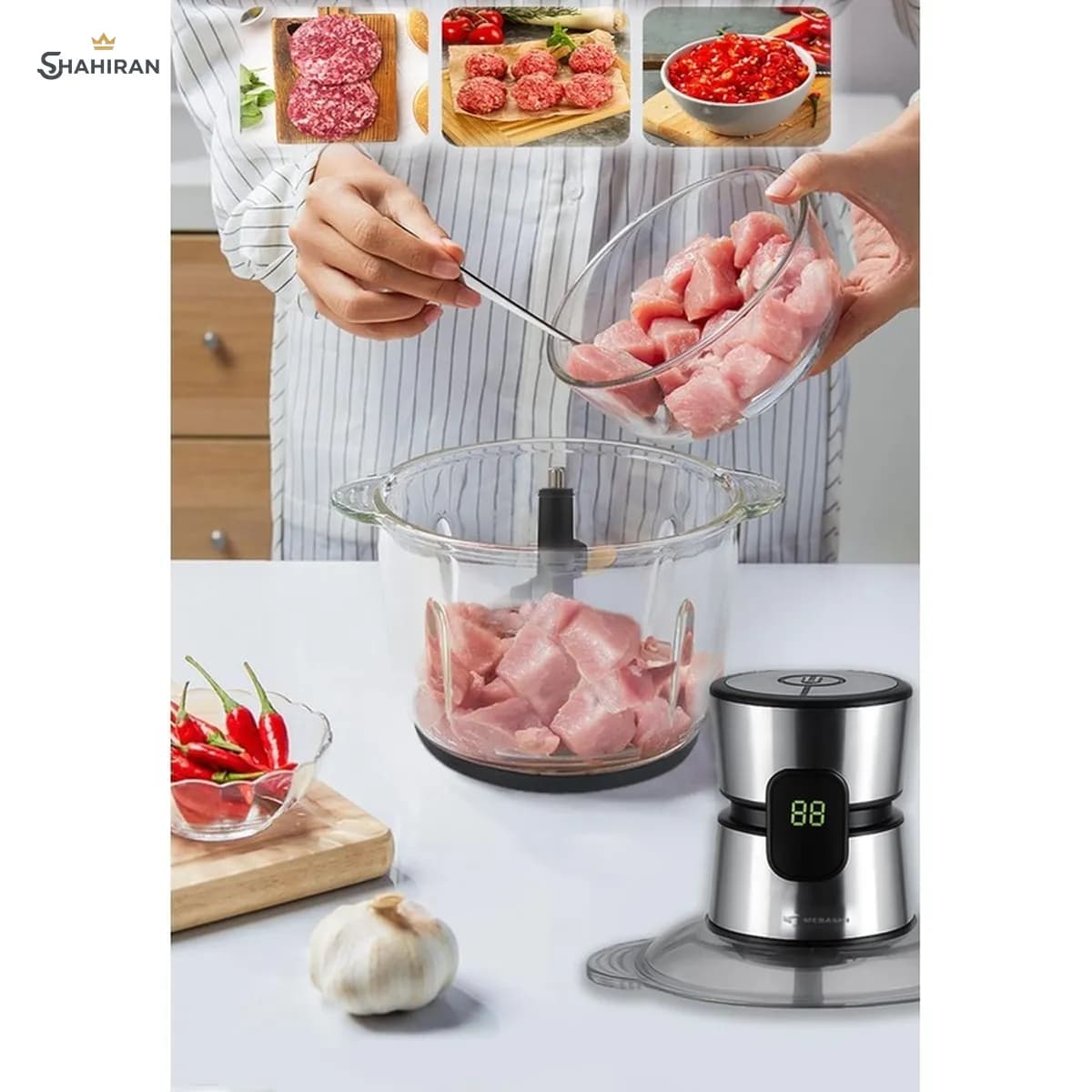 خردکن 5 لیتر مباشی مدل MEBASHI ME-CH4008 — تصویر ۶