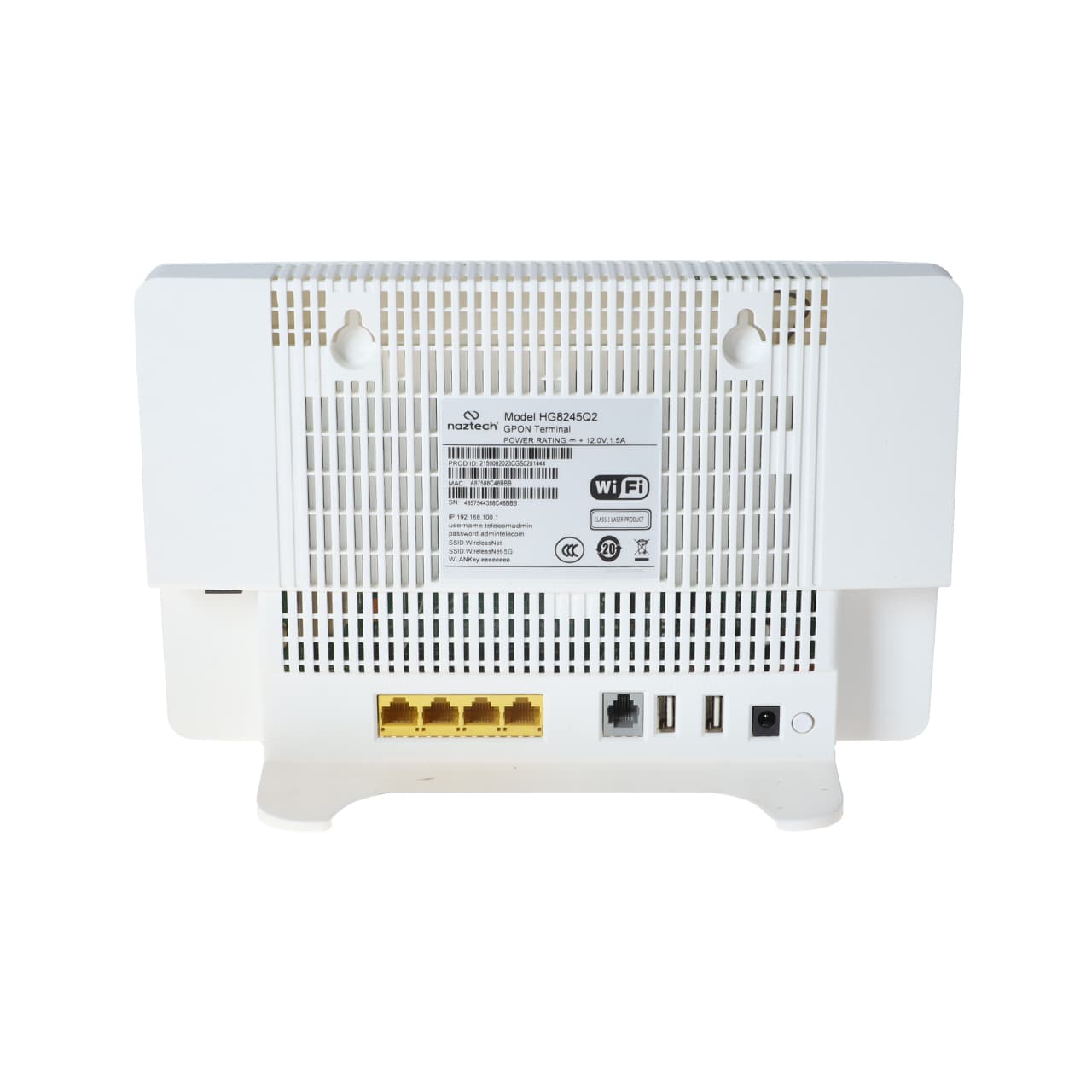 مودم فیبرنوری Naztech مدل HG8245Q2 – (تحت لیسانس شرکت Huawei) — تصویر ۱۱