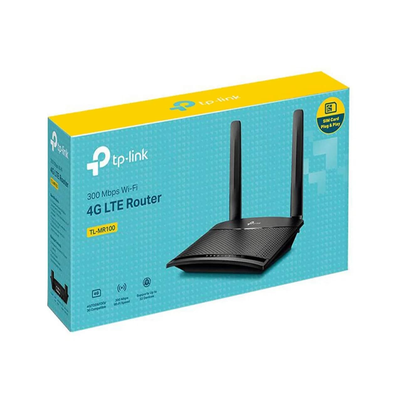 مودم روتر 4G LTE بی سیم TP-Link 300Mbps مدل TL-MR100 — تصویر ۵