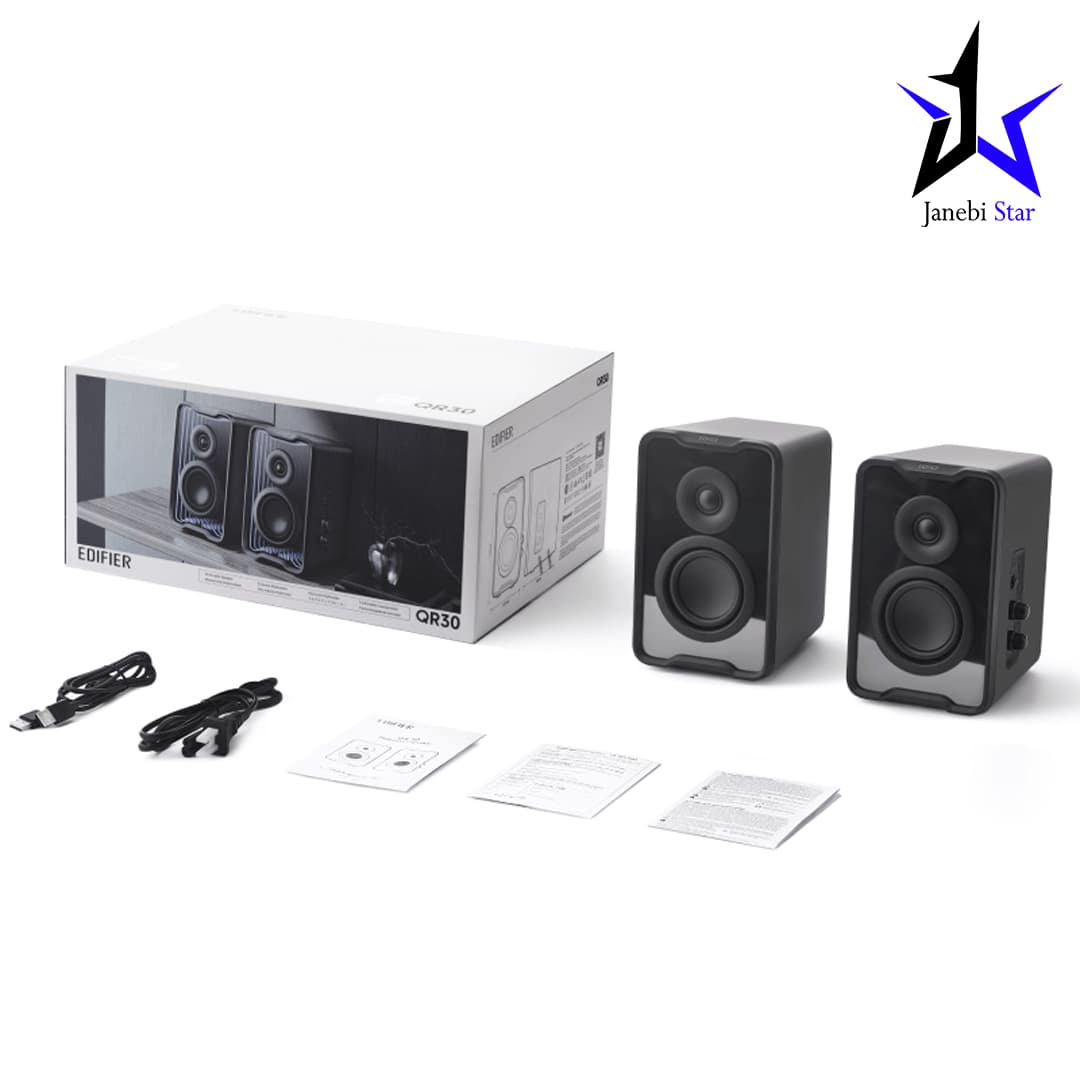 اسپیکر ادیفایر مدل Edifier Speaker QR30 Black 2.0 — تصویر ۷