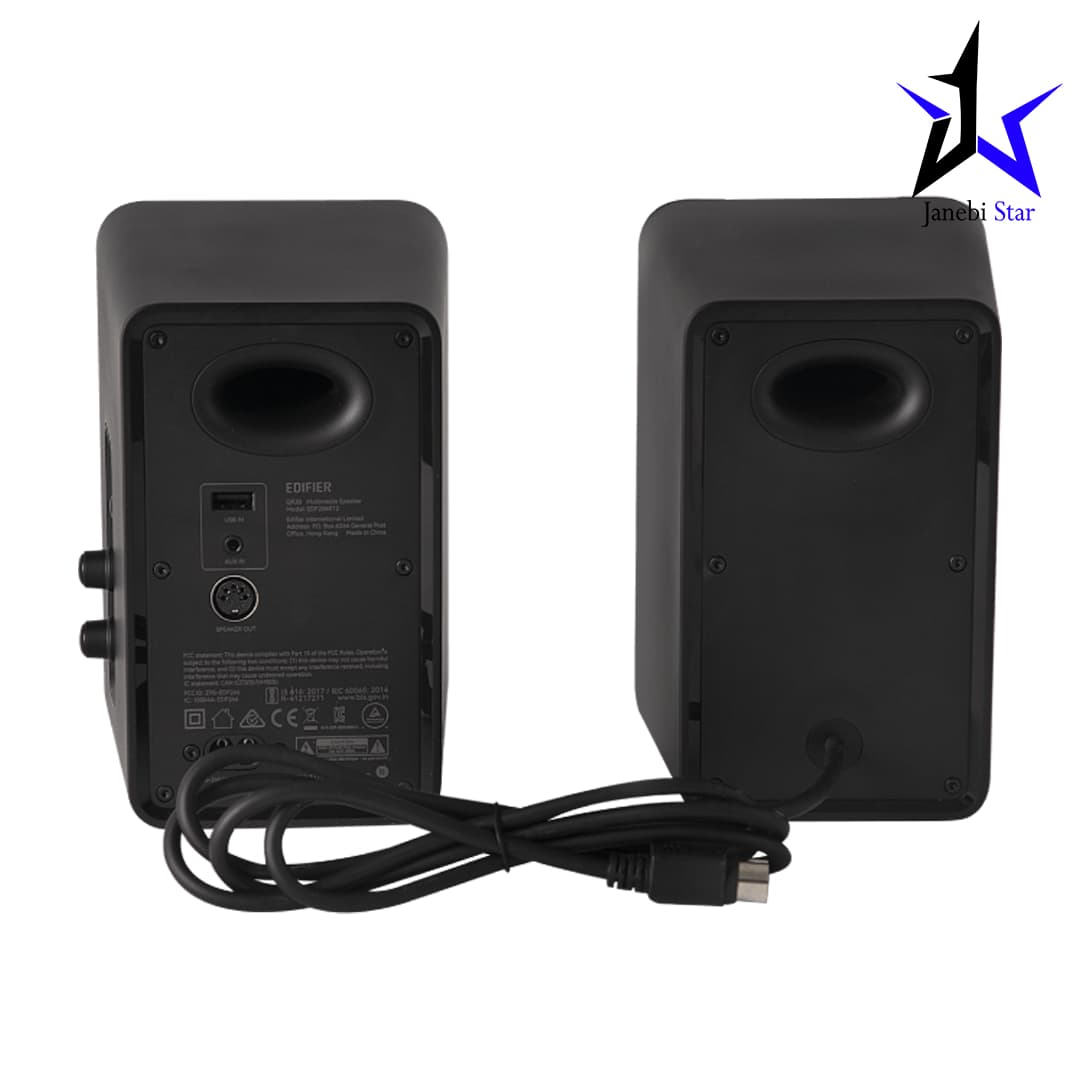 اسپیکر ادیفایر مدل Edifier Speaker QR30 Black 2.0 — تصویر ۵